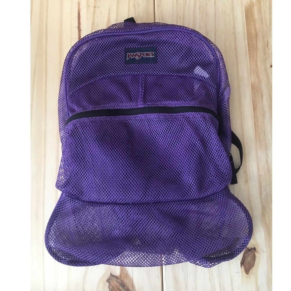 Jansport Full Size Backpack - Purple Mesh